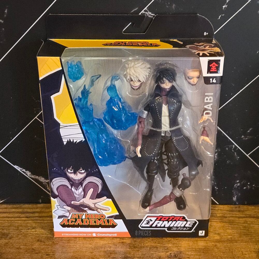 My Hero Academia Dabi Total Anime #14 Jazwares 6.5" Action Figure NEW